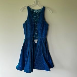 Rachel Allan Hoco dress with shorts size 2, worn once